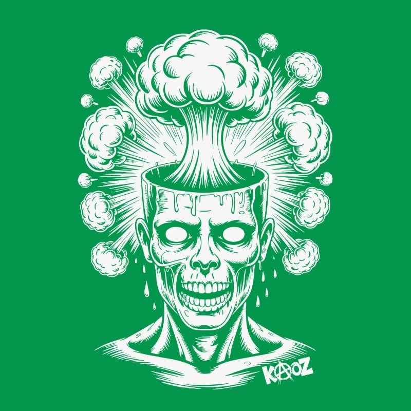 Creative explosion and comic illustration