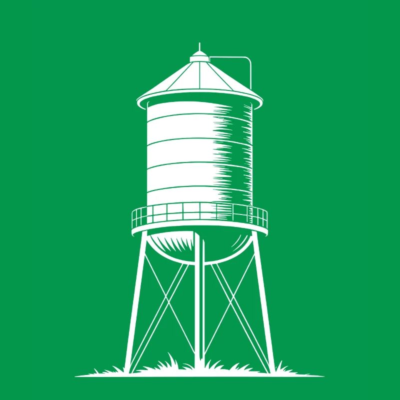 Water Tower Tank Elevated Potable