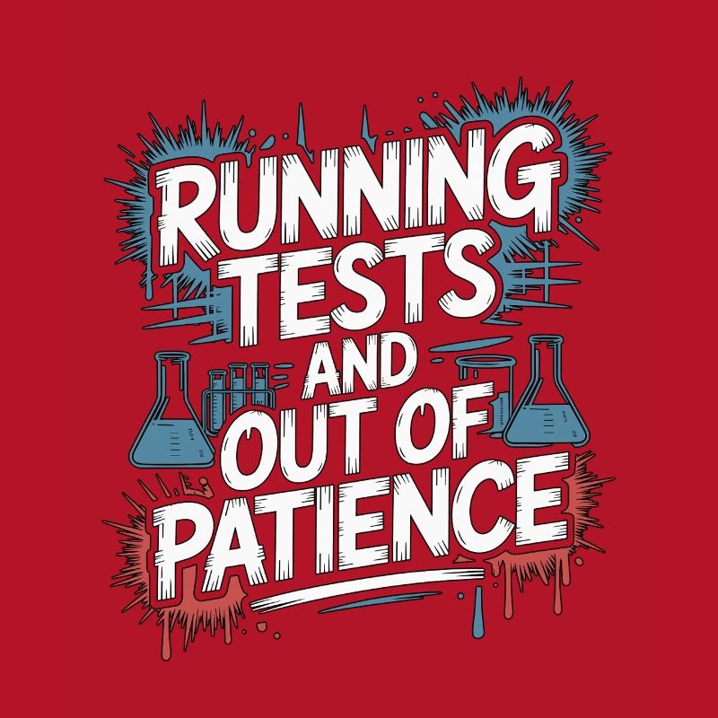 Lab Technician Running Tests And Laboratory Work