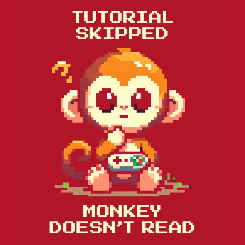 Tutorial skipped – Monkey doesn't read | Noob humor