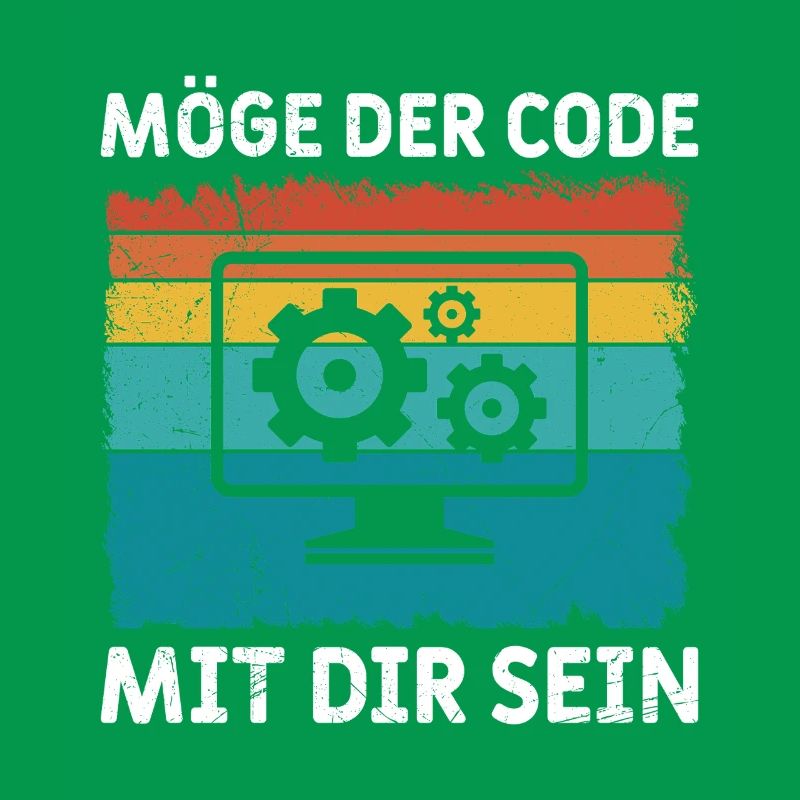 Nerd Computer MÖGE DER CODE MIT DIR SEIN LUSTIG