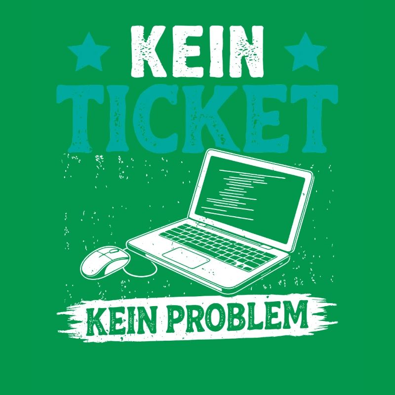 Nerd Computer NO TICKET NO PROBLEM FUNNY