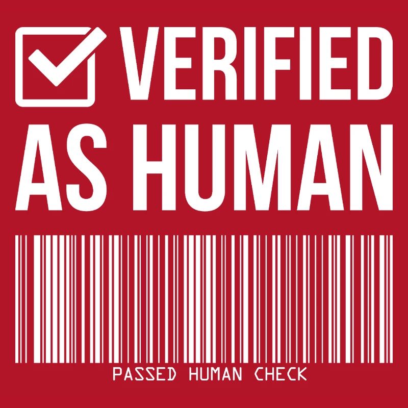 Barcode Check: Verified Human Humor