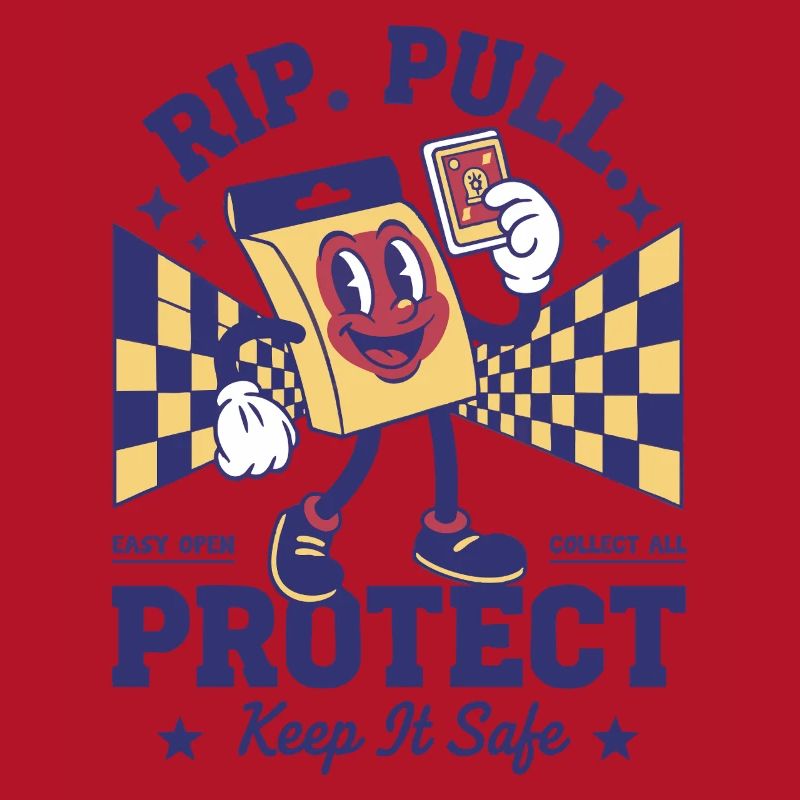 RIP PULL PROTECT Keep It Safe Trading Card