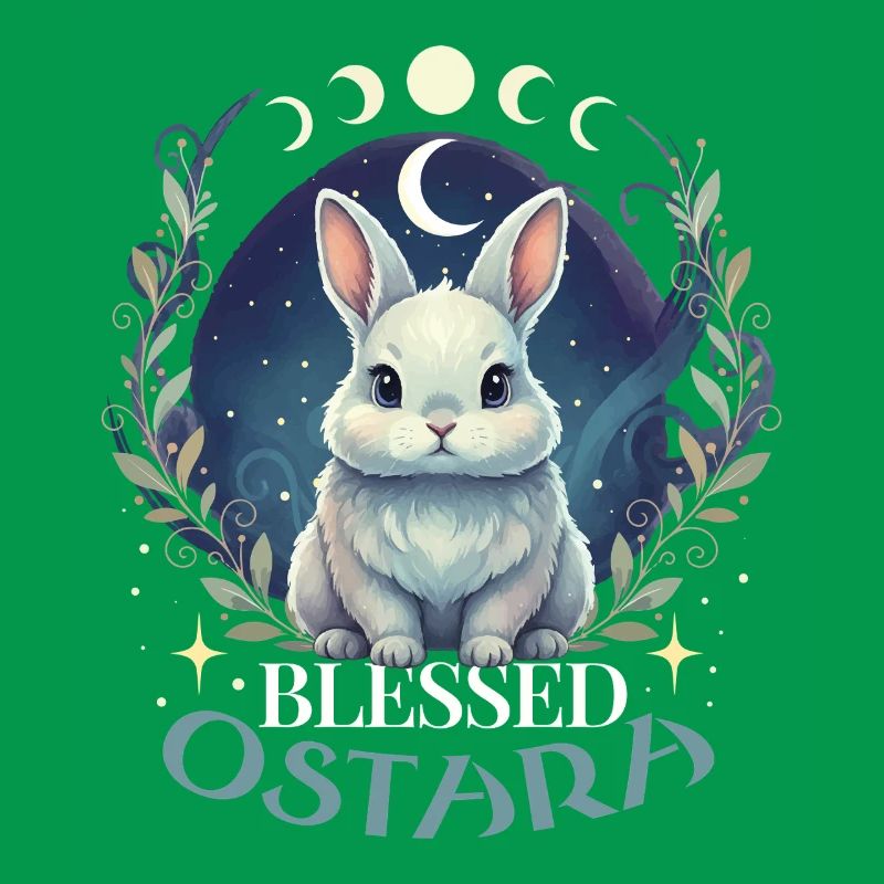 Happy Easter Ostara Rabbit