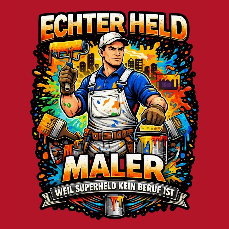 Echter Held Maler – Farbexplosion
