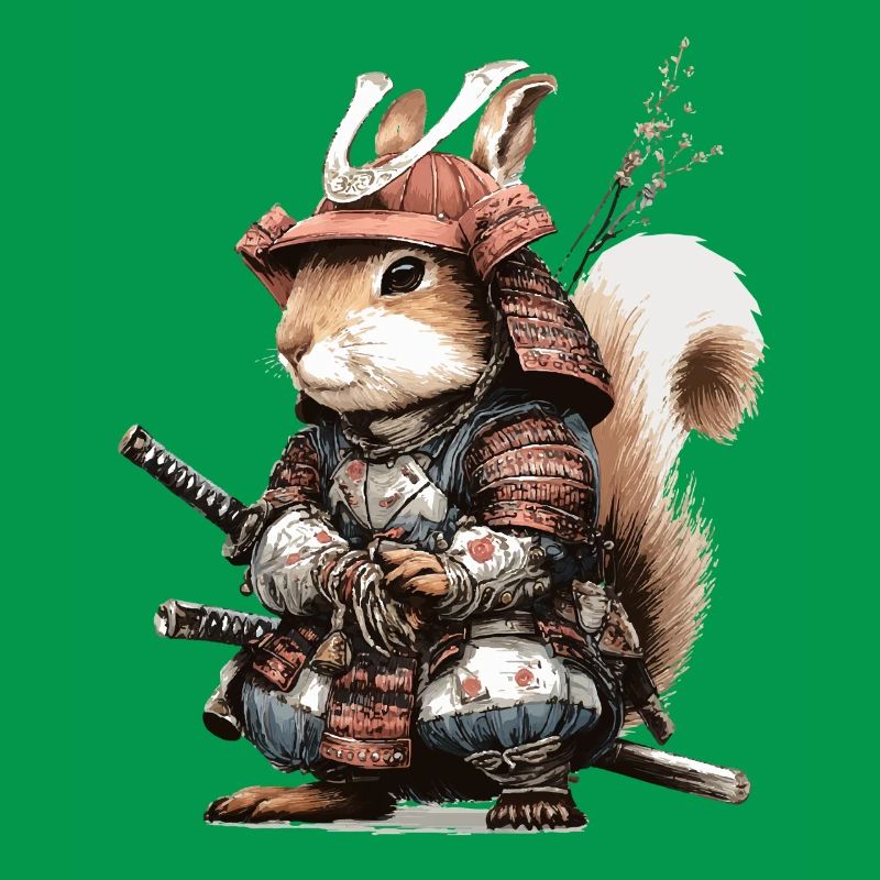 Squirrel Samurai in Armor