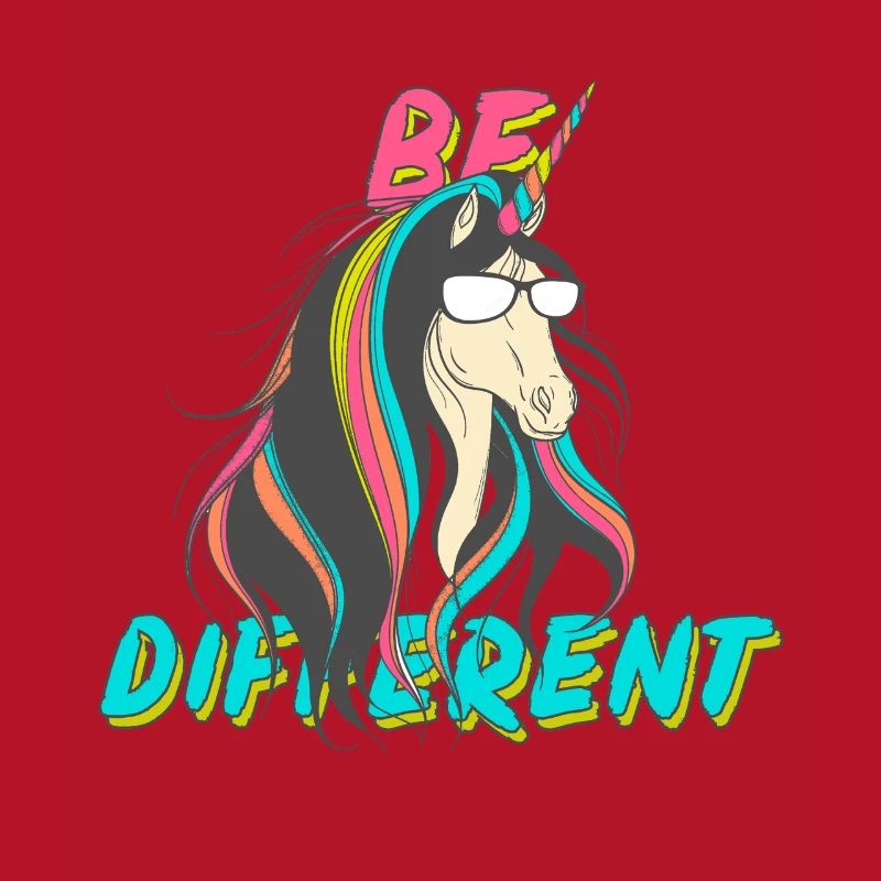 Be Different Nerd Einhorn Party