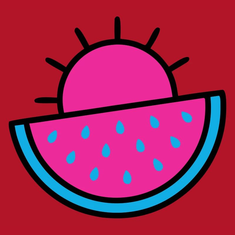 Watermelon Sun 90s Pop Art