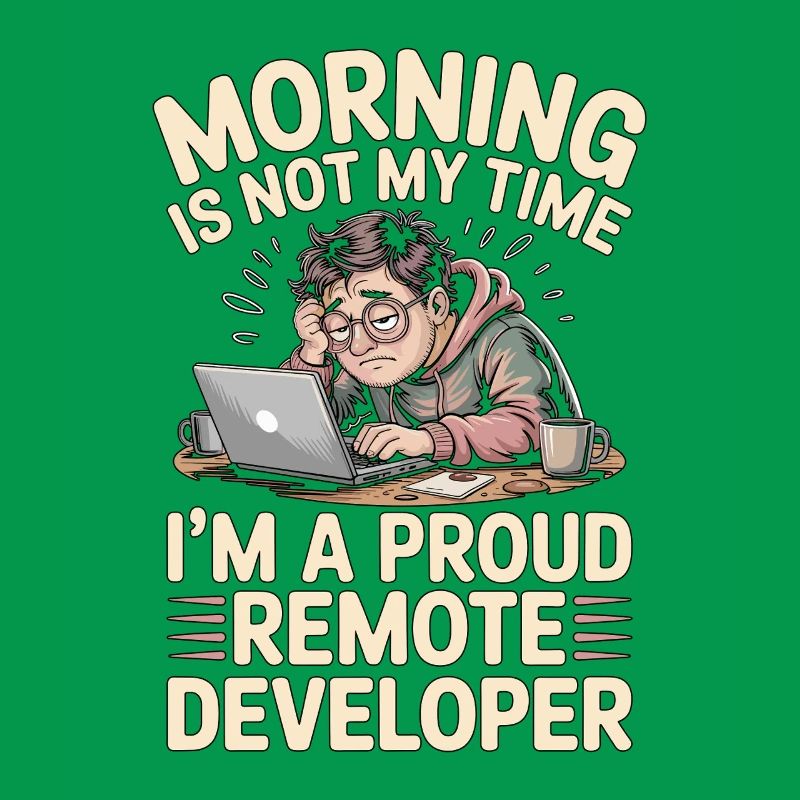 Remote Developer Morning Is Not My Web Developer