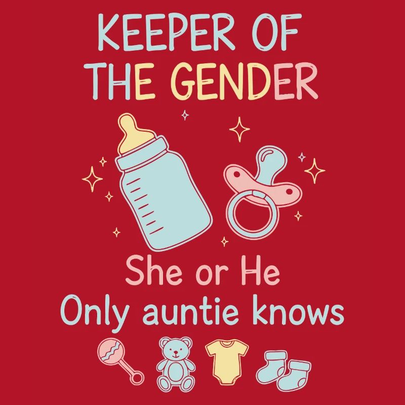 Gender Reveal Hüter des Geschlechts, das sie oder er