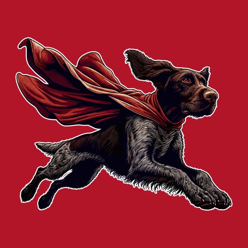 Super Hund Deutsch Drahthaar DD Pointer Geschenk