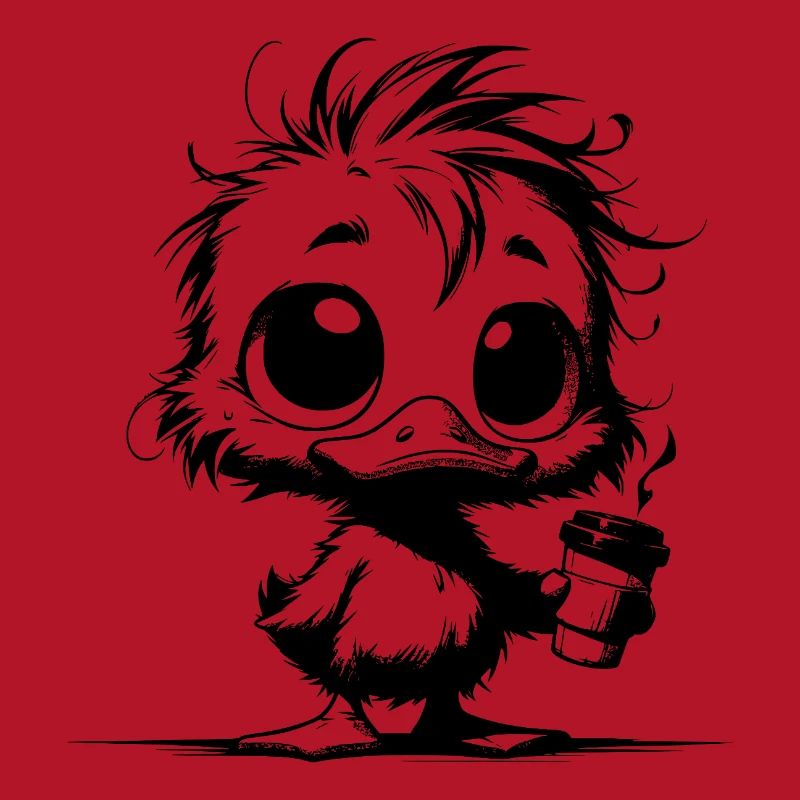 Duck on caffeine present when the cup is empty