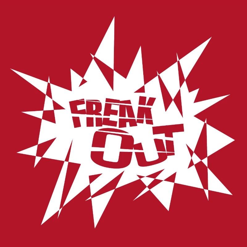 Angular Explosion Burst Text