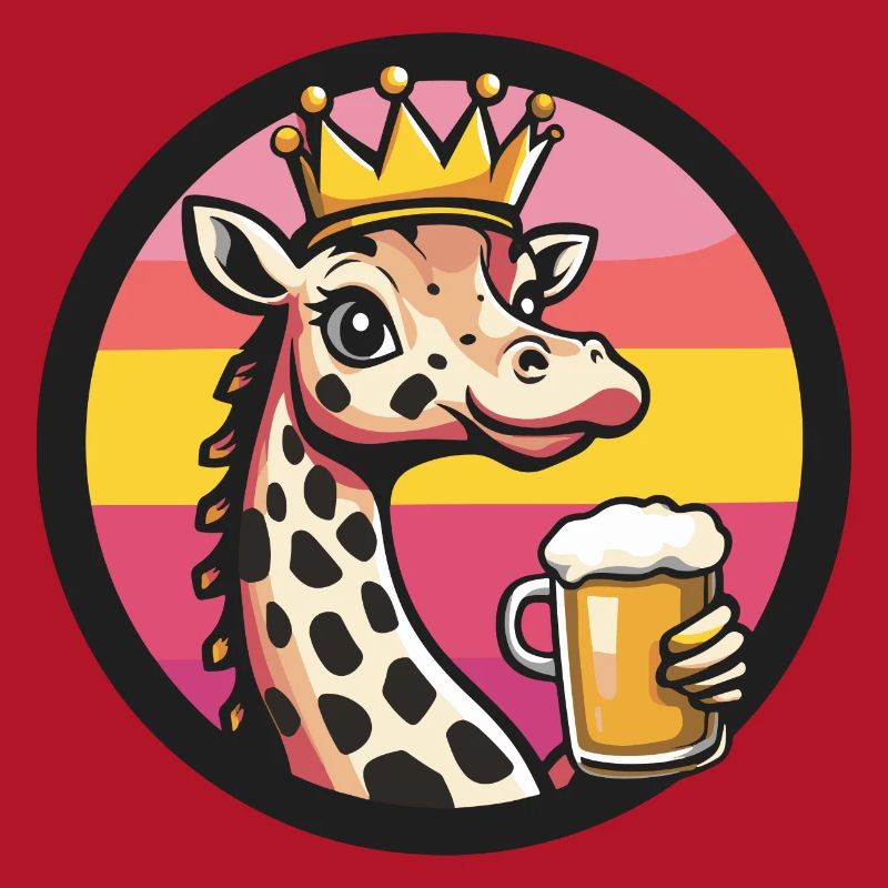 Giraffe Bier Comic