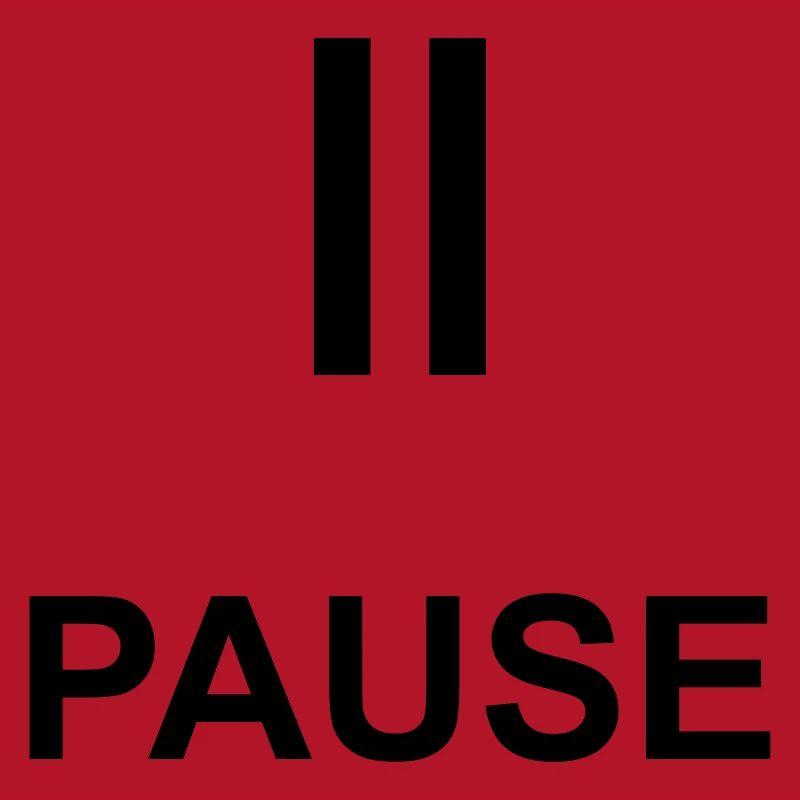 Pause Auszeit Geschenk Statement