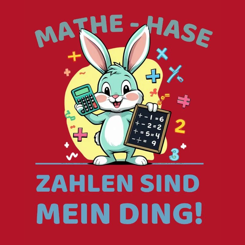 Math bunny with calculation task