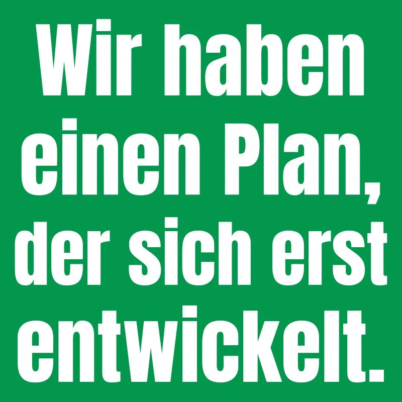 We have a plan that is only developing