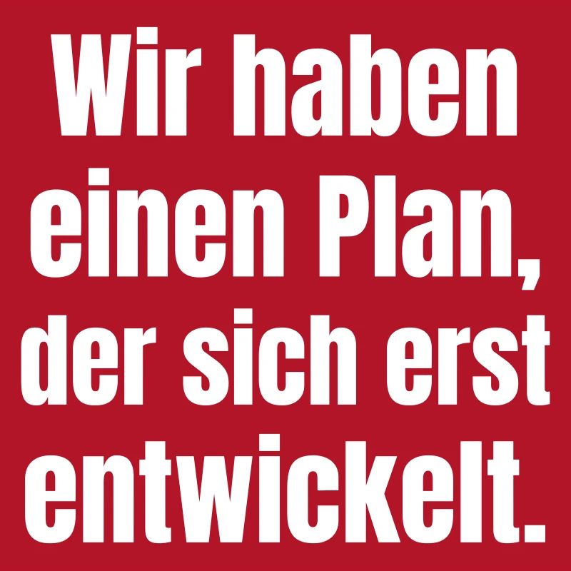 We have a plan that is only developing