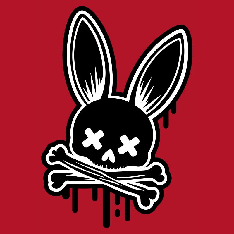 Bunny Skull Easter Skull
