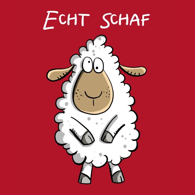Echt Schaf I Cooles Schäfchen Comic Geschenk Fun