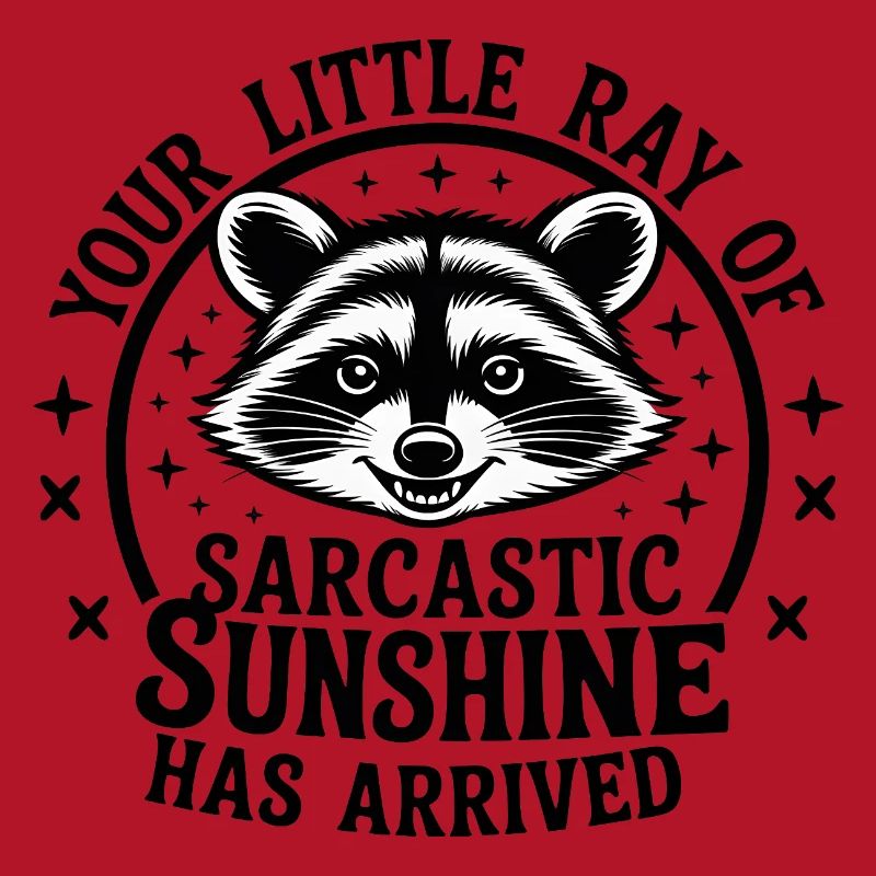 Le rayon de soleil sarcastique du raton laveur est arrivé