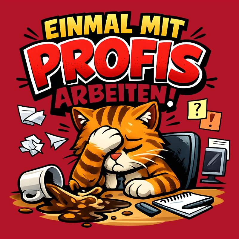 Einmal Mit Profis Arbeiten Sprüche Beruf