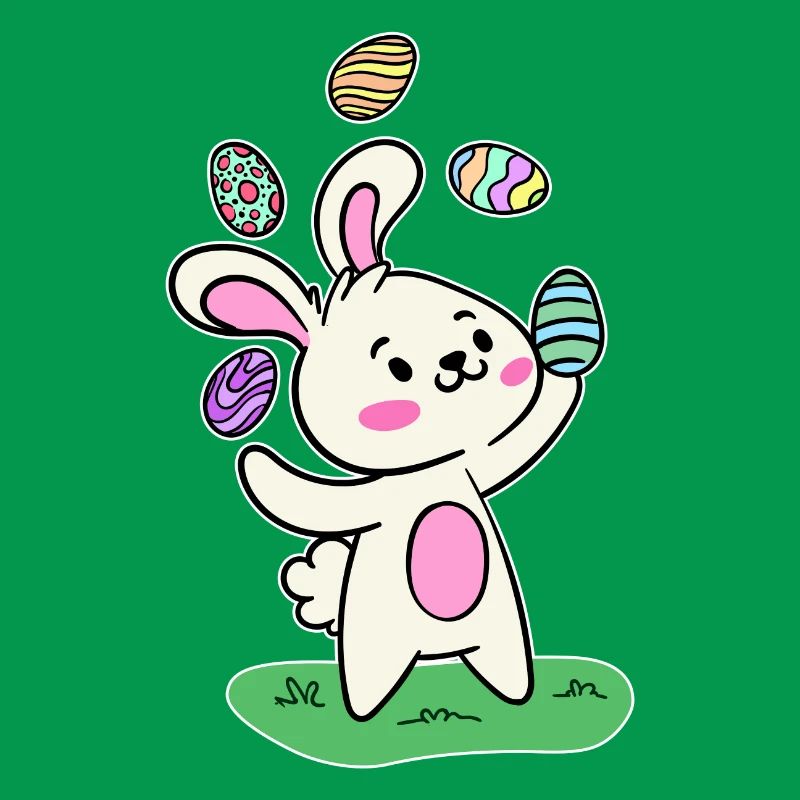 Easter bunny Easter bunny Easter eggs Happy Easter