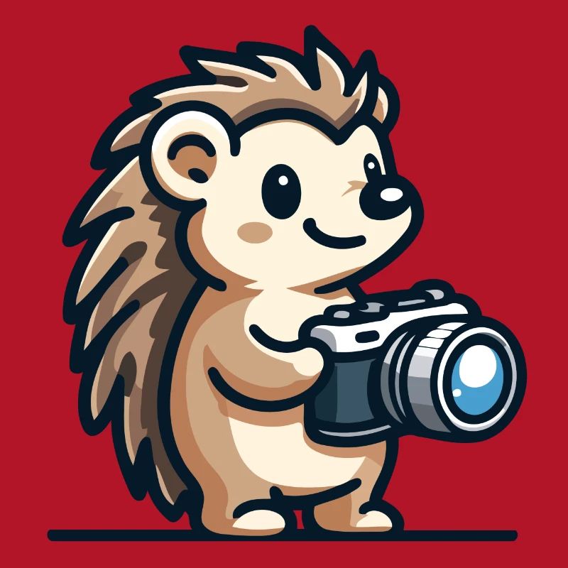 Schnappschuss-Igel: Der Shutterbug-Kumpel