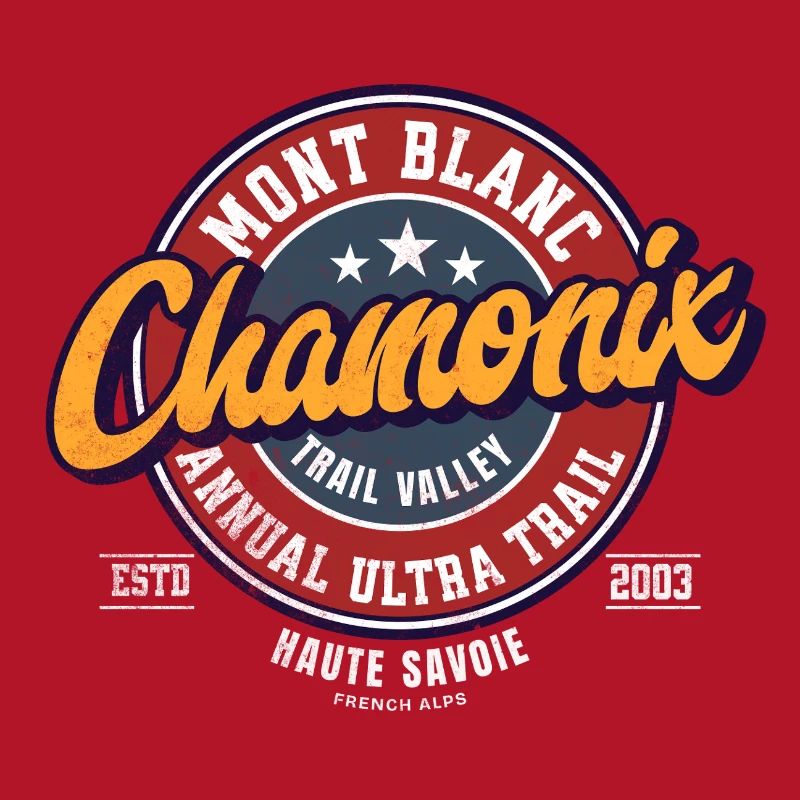 Mont Blanc Ultra Trail Chamonix Trail Patch