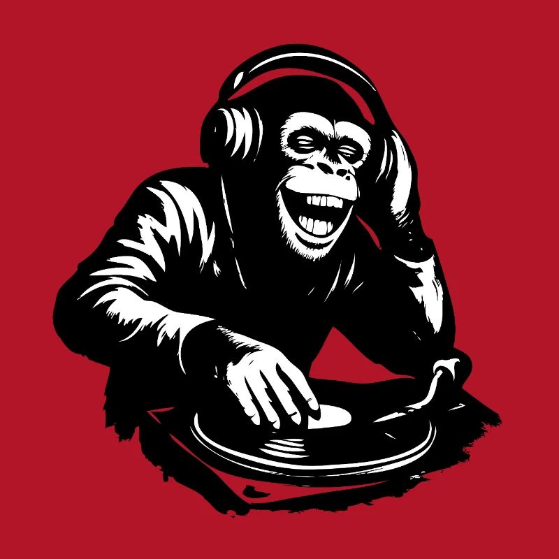 DJ The Monkey Danse à la Banksy