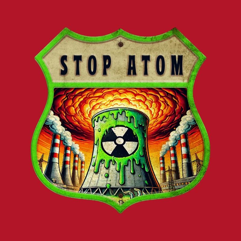 Stop Atom Crest Design