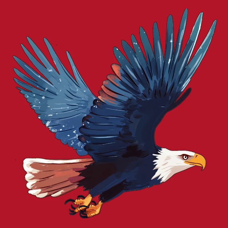 White-tailed eagle in flight