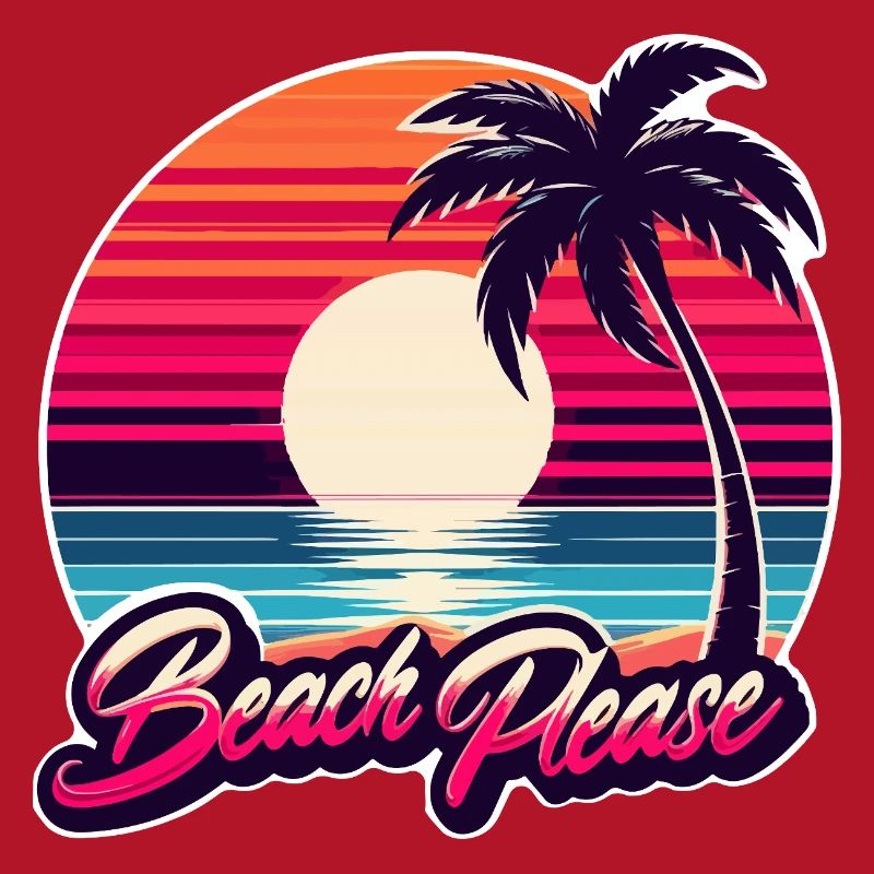 Coucher de soleil plage Beach Please