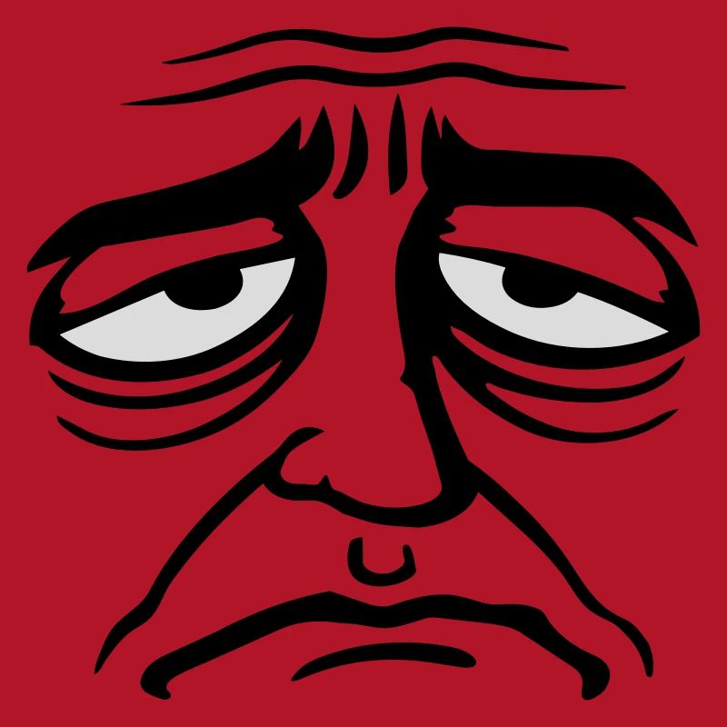 Grumpy sad disappointed face funny
