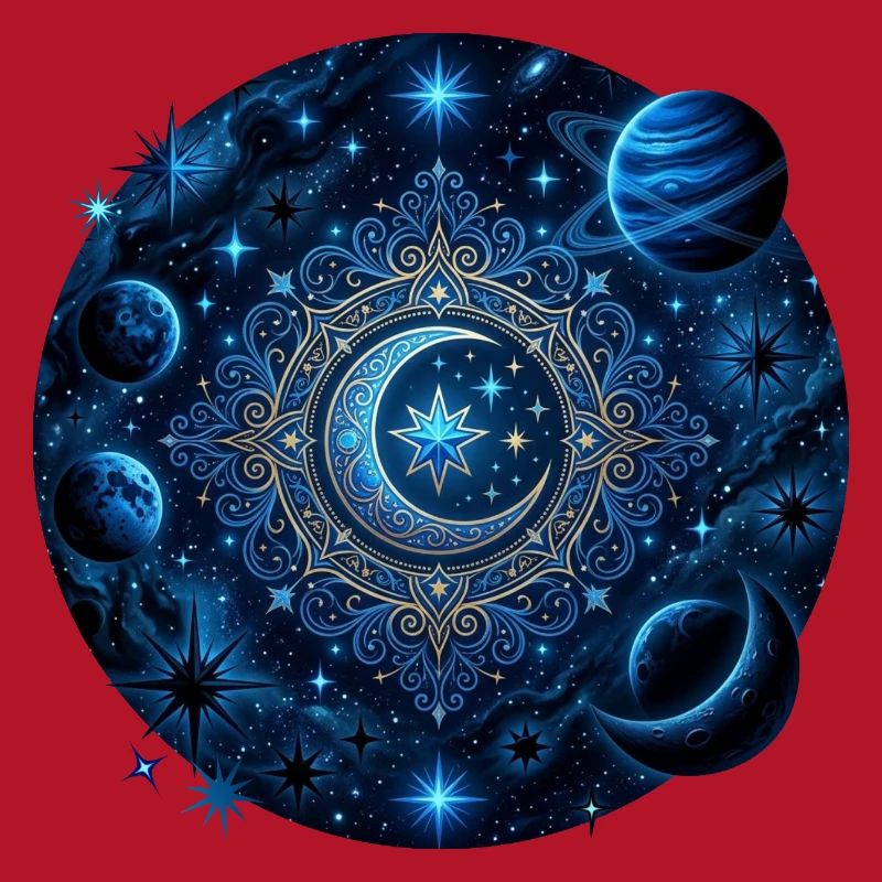 Space Planets Galaxies Stars Moons