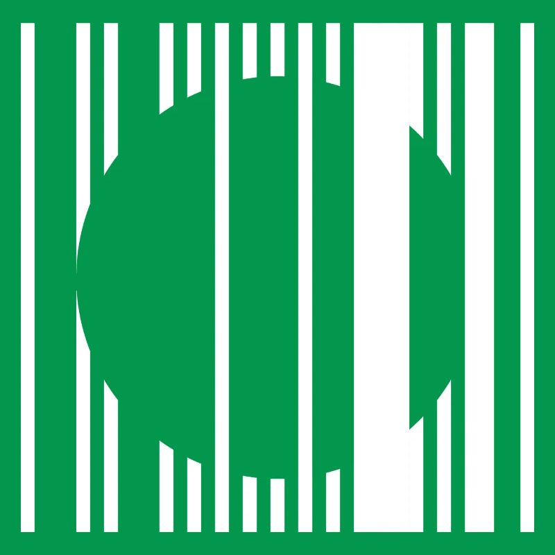 Vertical Stripe Circle