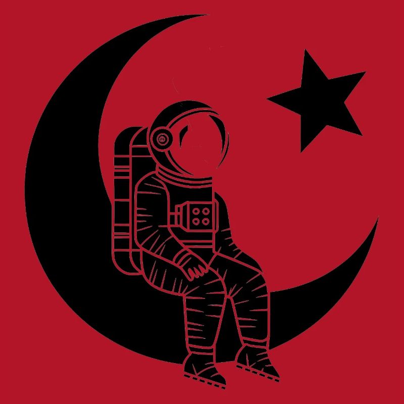 Homme de la Lune - Design d’astronaute turc