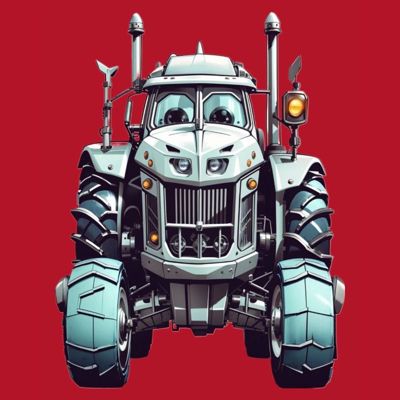 Traktor mit Augen