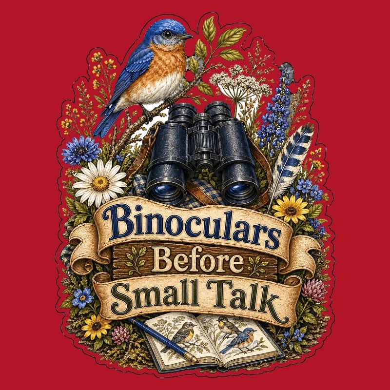 Binoculars Before Small Talk Wolken