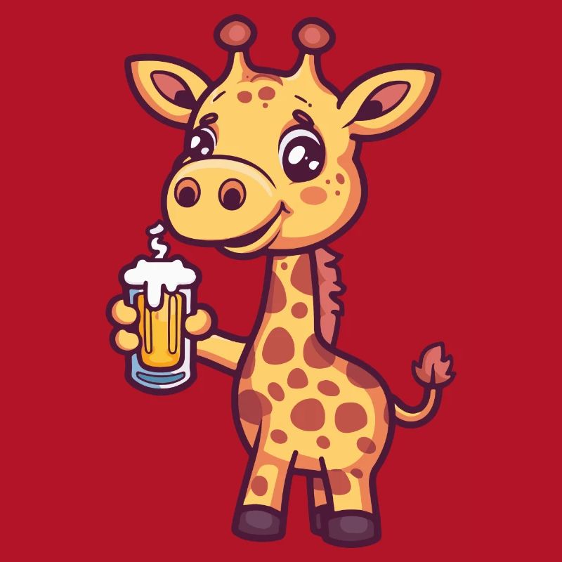 Giraffe Bier Comic Party