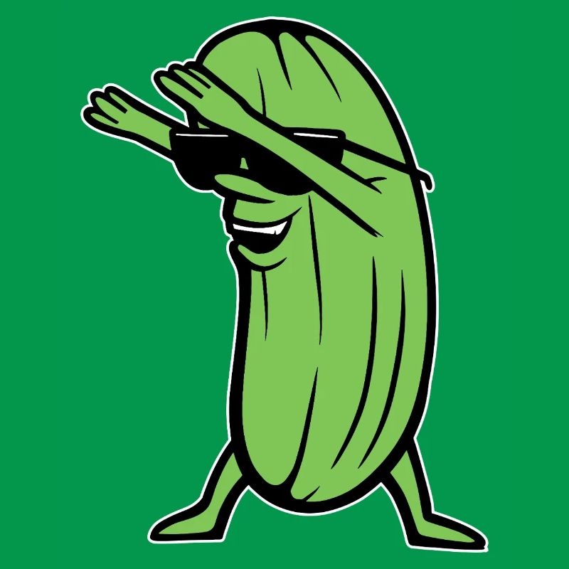 Dabbing Cucumber Dabbing Dab Dance Hip-Hop Dance Pose