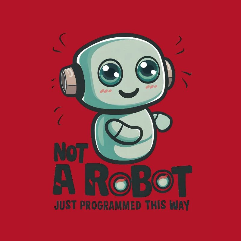 Not a Robot, Just Programmed This Way