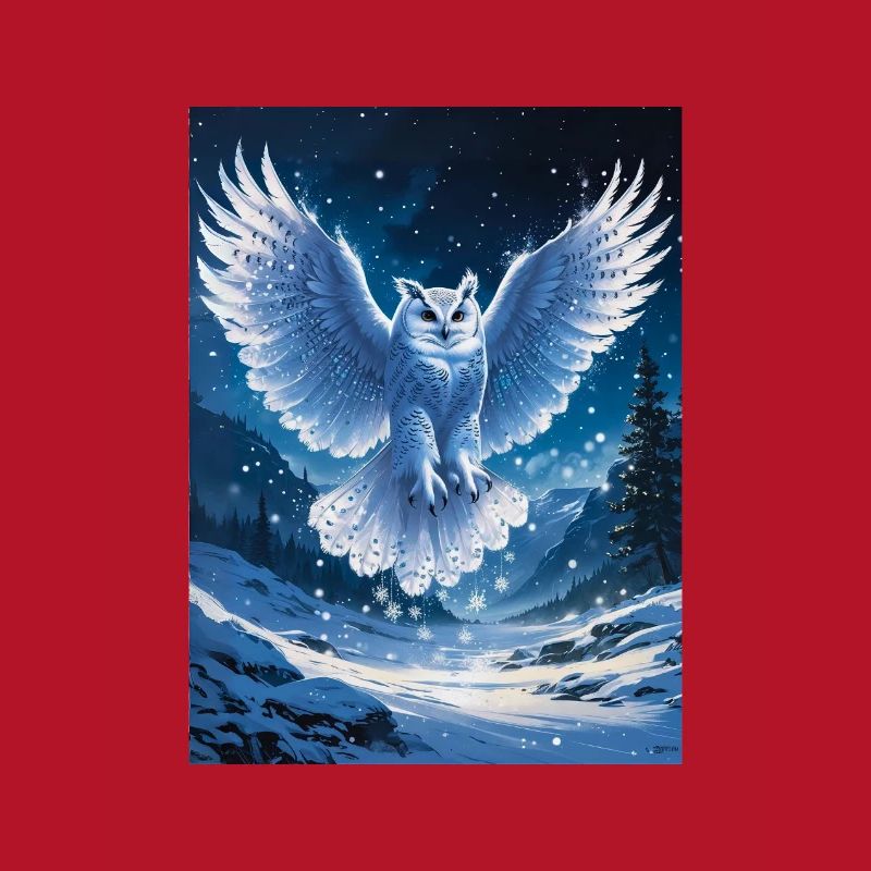 Schnee-Eule