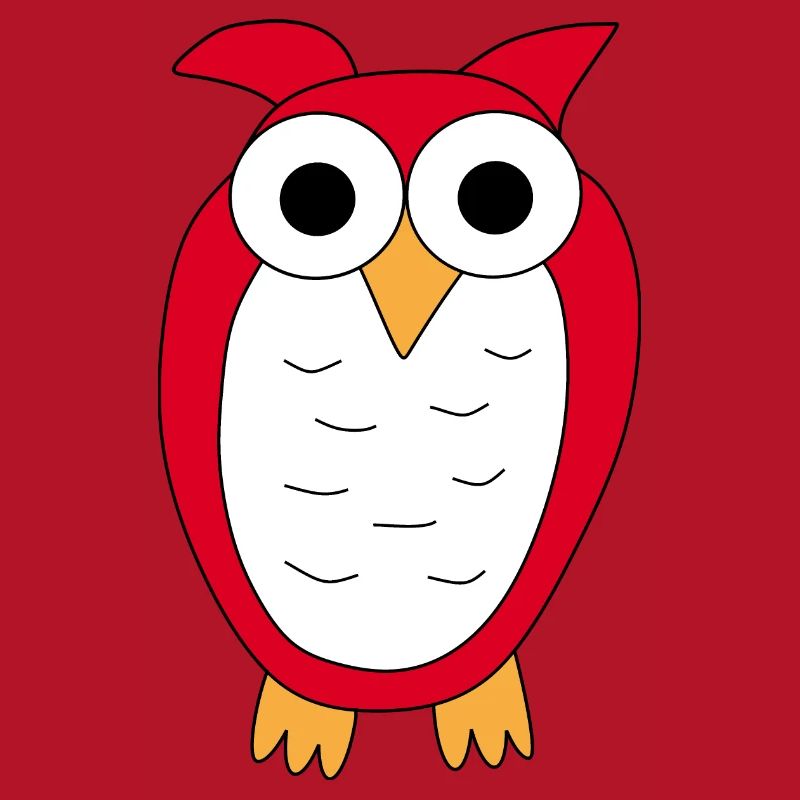 Eule rote Eule