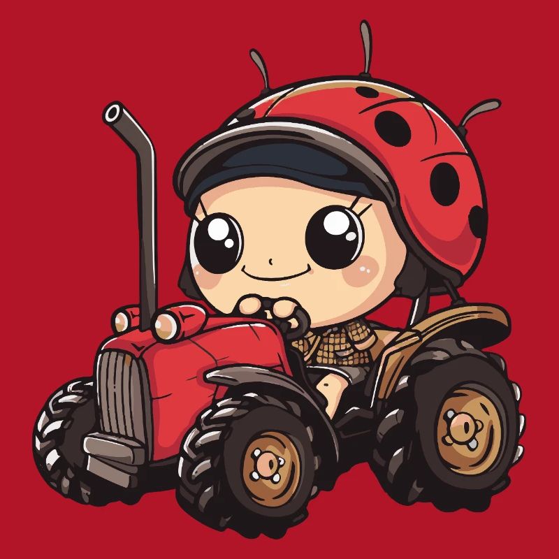 Fermier de tracteurs Ladybug