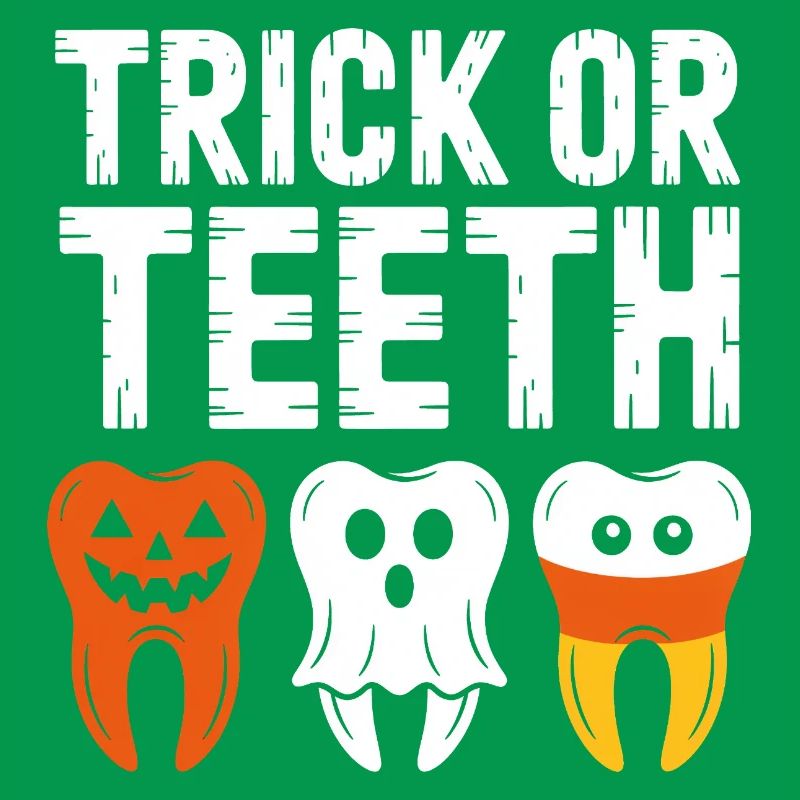 Trick oder Teeth Halloween-T-Shirt