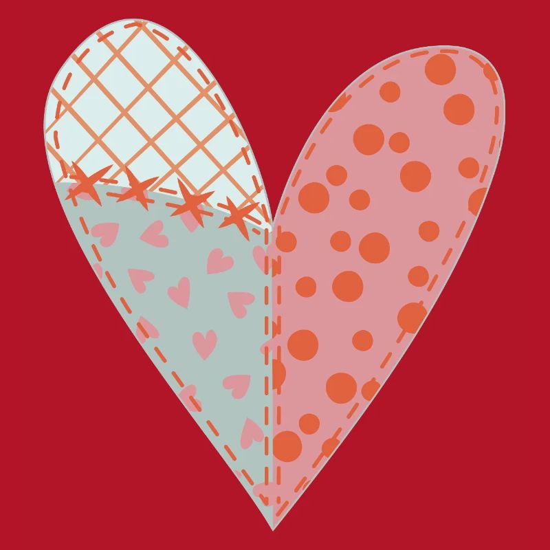 Patchwork Herz Nr. 11