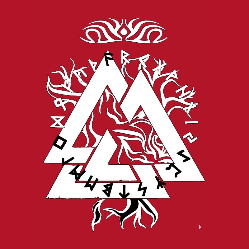 Magic Rune Triangle design