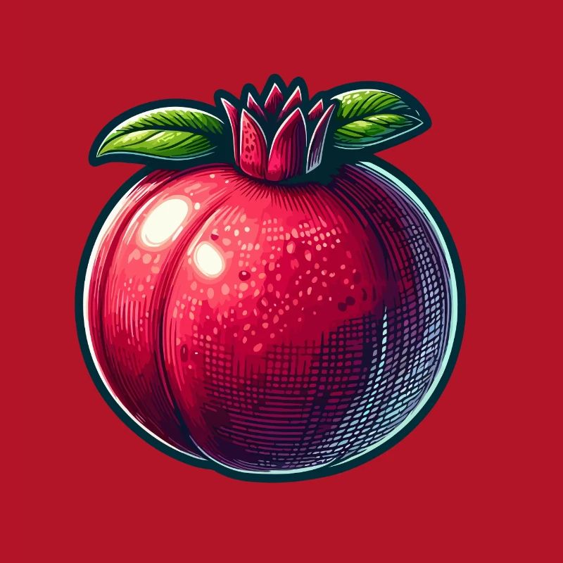 Pomegranate with Bright Modern Patterns